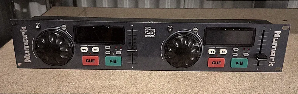 Numark CDN25 +G DJ Pro CD Mixer Rack Mount Karaoke Compact Controller No Cables