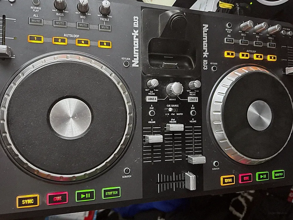 Numark DJ Controller iDJ3, USB iPod Dock Auto Loop Black Color, TESTED, No Cords