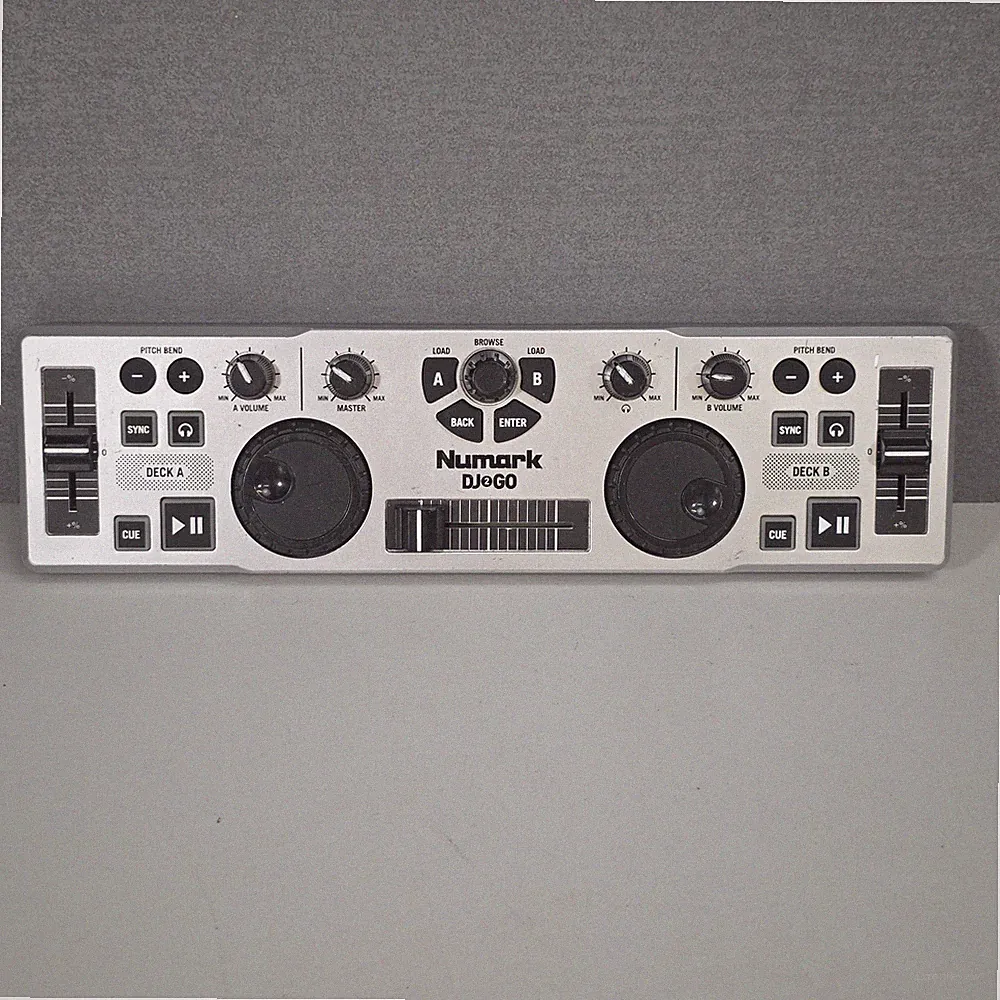 Numark DJ2Go Double Deck Portable USB DJ Controller with Loop/Sampler