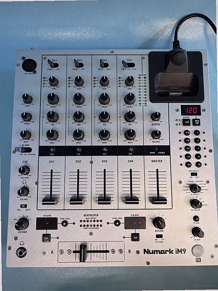 NUMARK ELECTRONICS iM9 4 Channel Mixer w/ FX DJ