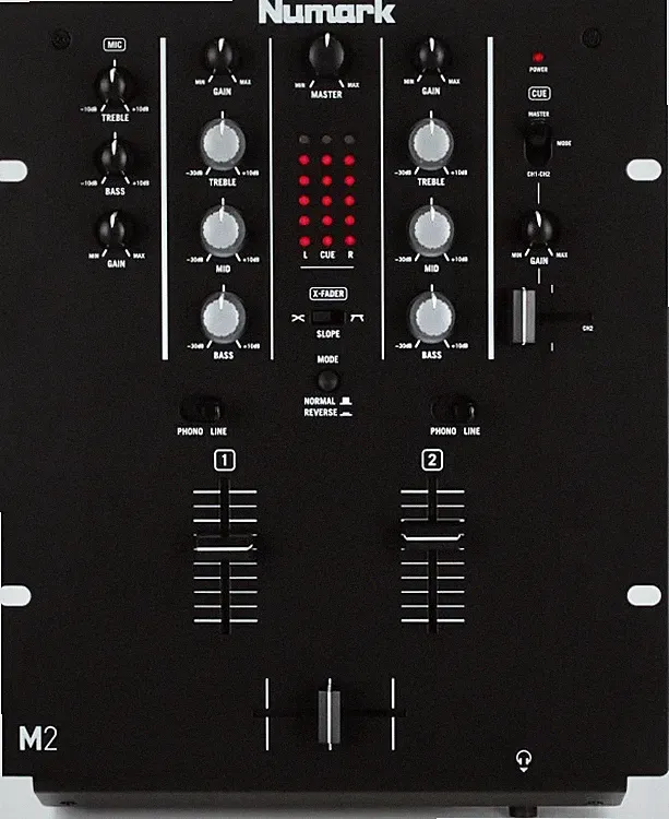 Numark M2 Scratch Mixer 2-channel DJ Mixer