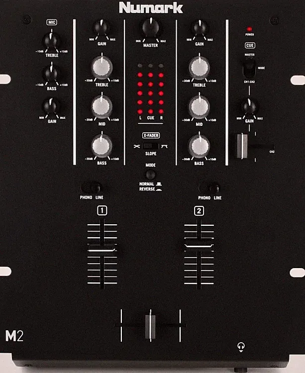 Numark M2 Scratch Mixer 2-channel DJ Mixer