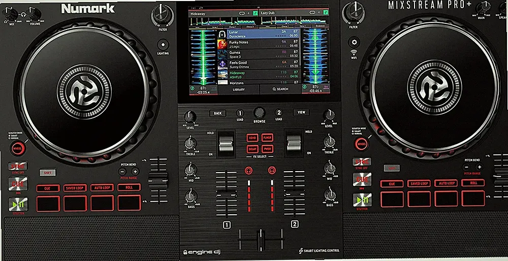 Numark Mixstream Pro+ DJ Controller Amazon Music, Serato & Virtual DJ (OPEN BOX)