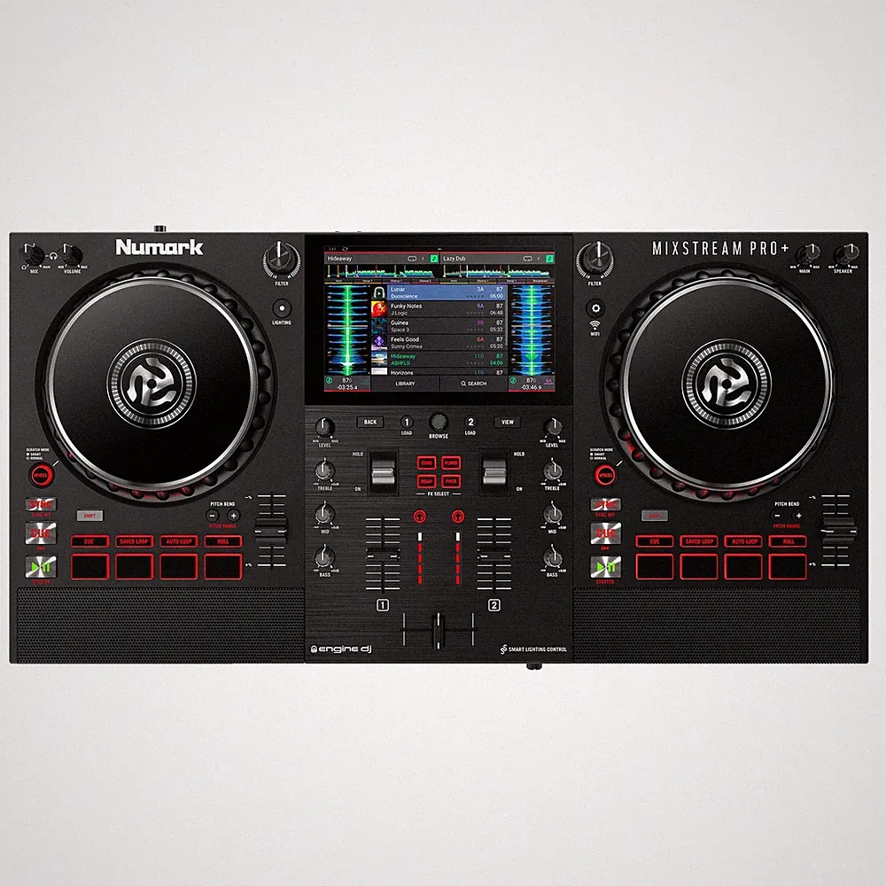 Numark Mixstream Pro DJ Controller with Wi-Fi and Built-in Speakers