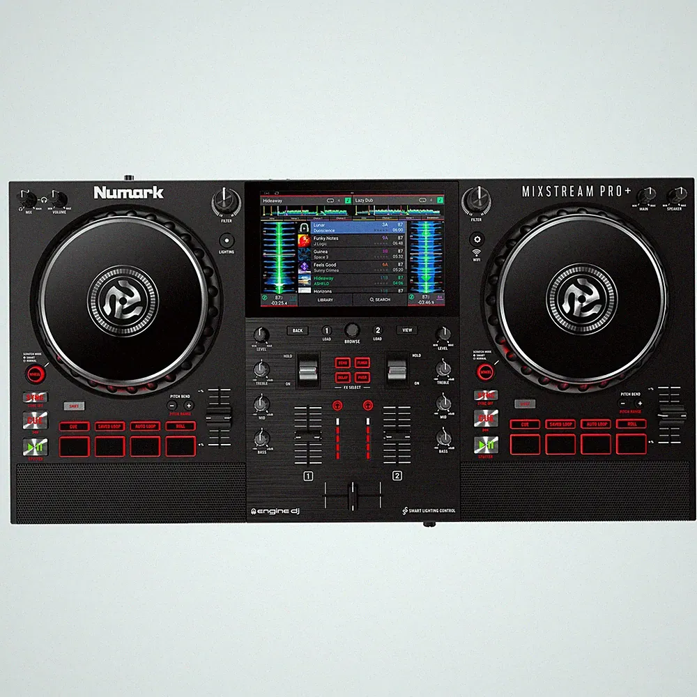 Numark Mixstream Pro DJ Controller with Wi-Fi and Built-in Speakers