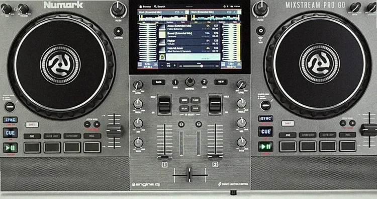 Numark Mixstream Pro Go Battery-powered Standalone DJ Controller