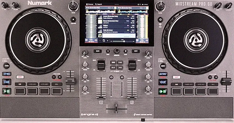 Numark Mixstream Pro Go Battery-powered Standalone DJ Controller