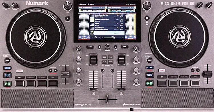 Numark Mixstream Pro Go Battery-powered Standalone DJ Controller