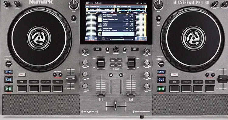Numark Mixstream Pro Go Battery-powered Standalone DJ Controller