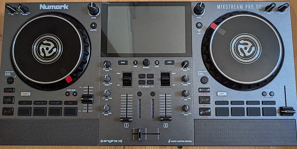Numark Mixstream Pro Go Battery-powered Standalone DJ Controller
