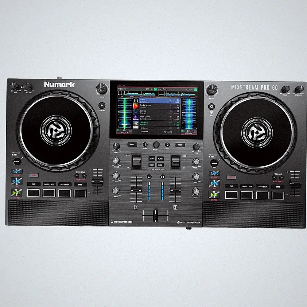 Numark MIXSTREAM PRO GO Battery Powered Standalone Streaming DJ Controller