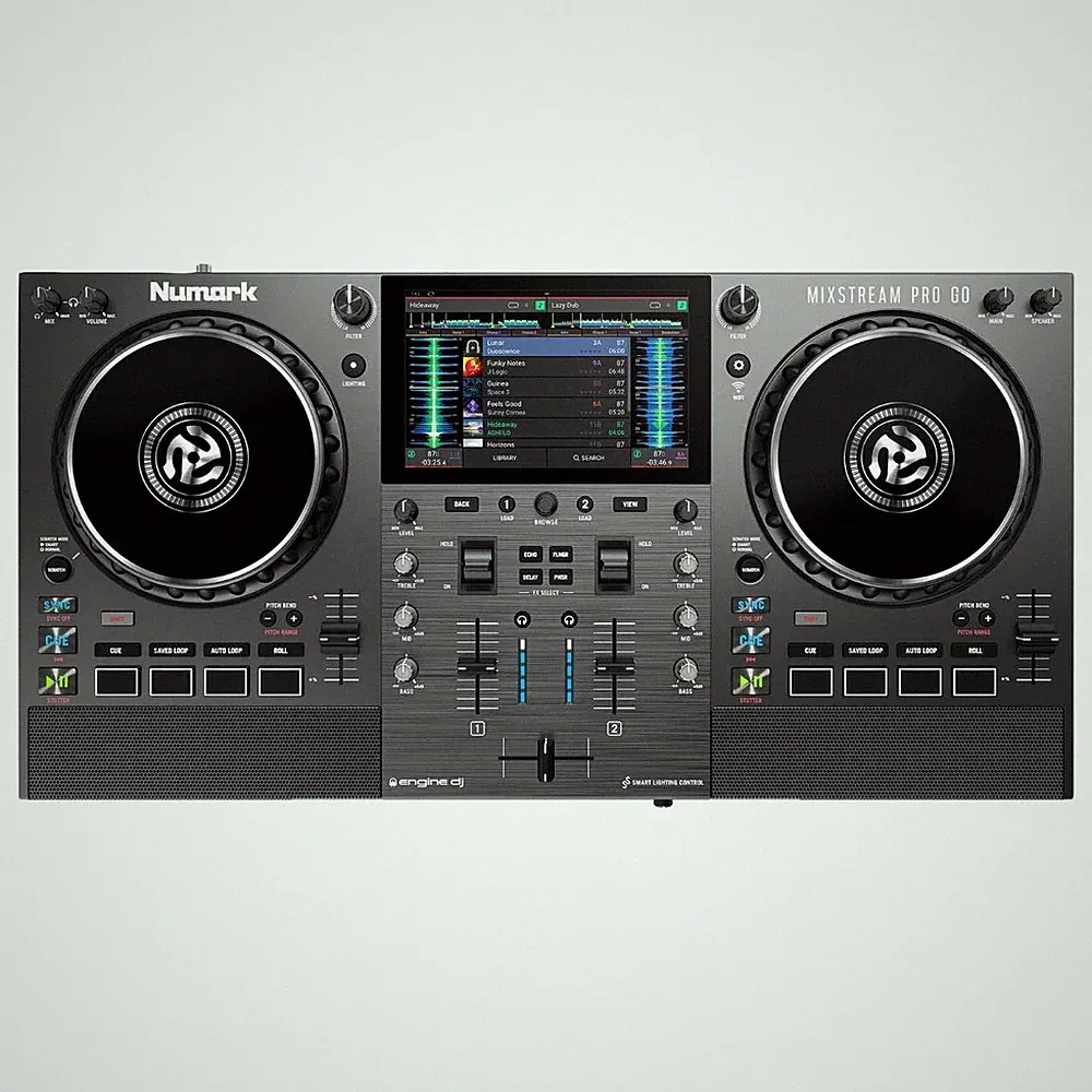 Numark MIXSTREAM PRO GO Battery Powered Standalone Streaming DJ Controller