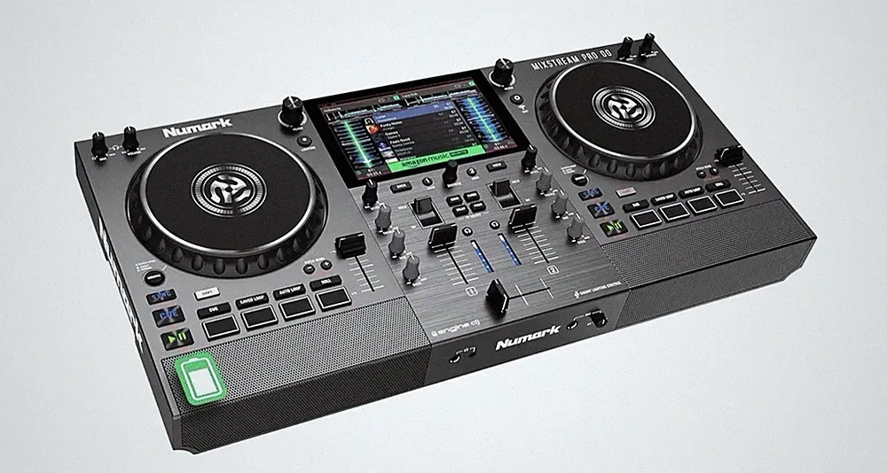 Numark Mixstream Pro Go Battery-Powered, Standalone Touchscreen DJ Controller