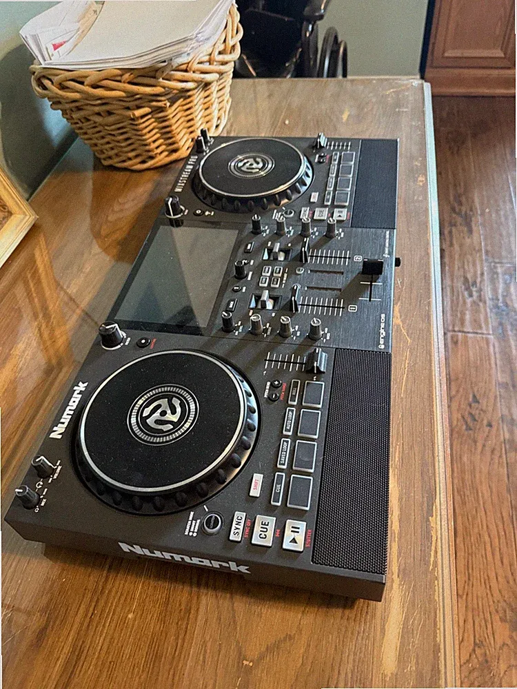 Numark Mixstream Pro+ portable Standalone Streaming DJ Controller - Black