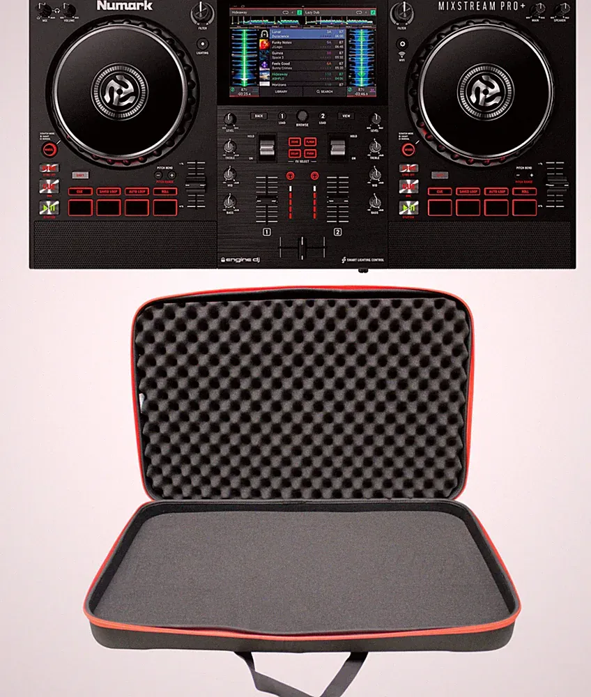 Numark Mixstream Pro+ Standalone DJ Controller & Virtual DJ + ProX XB-DJCM Case