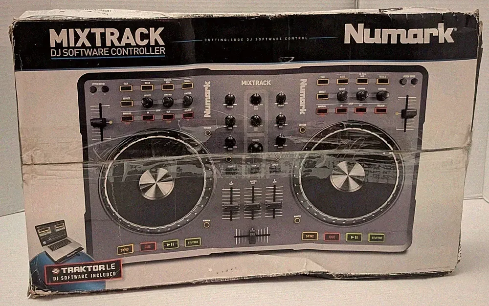 Numark Mixtrack DJ Controller Tested Works With Virtual DJ No Software Included