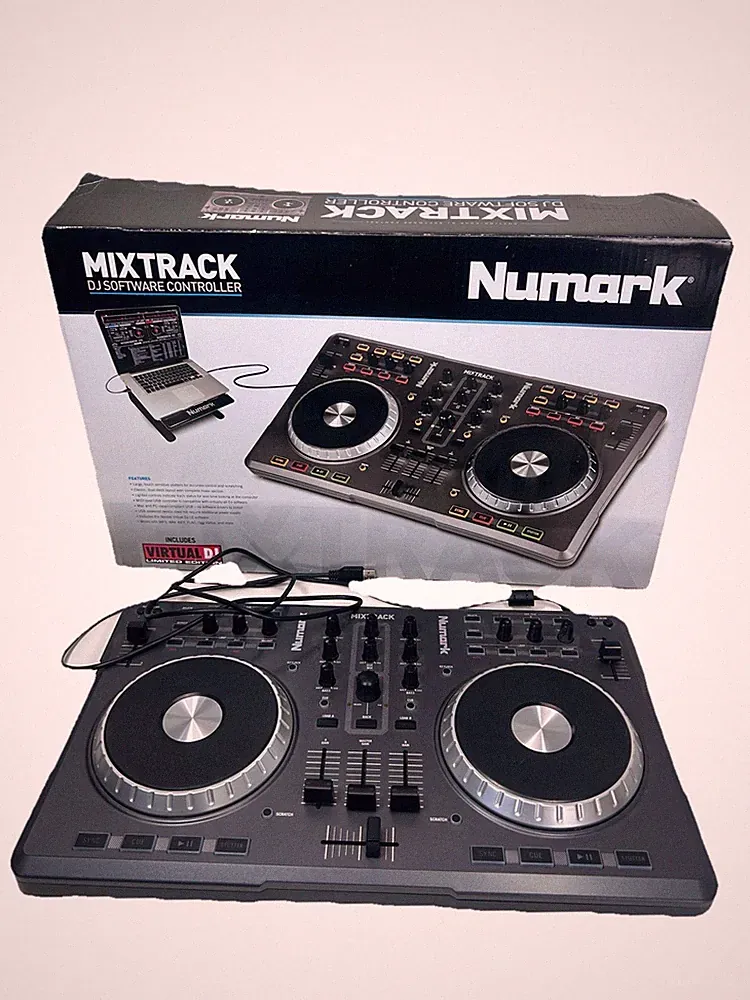 Numark Mixtrack DJ Software Controller w/ Box Manual Virtual DJ LE USB