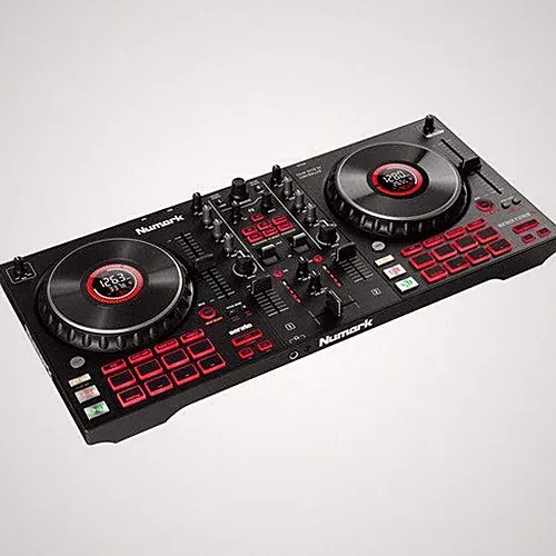 Numark Mixtrack Platinum FX 4-Deck Serato DJ Controller with Jog Wheel Displays