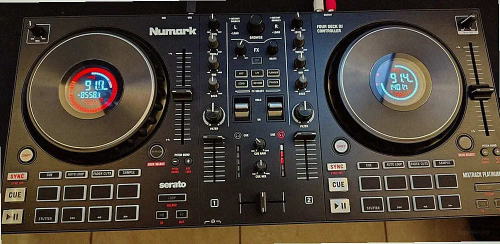 Numark Mixtrack Platinum FX DJ Controller - Open Box + Custom Dust Cover