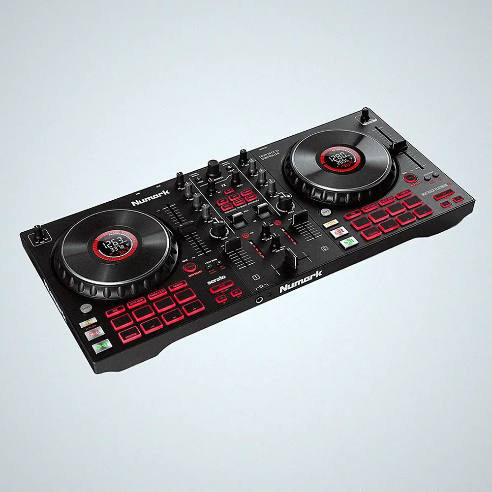 Numark Mixtrack Platinum FX DJ Controller w/Touch Platter In-Wheel PROAUDIOSTAR
