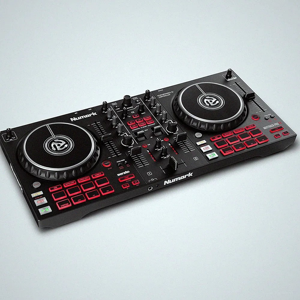 Numark - Mixtrack Pro FX – 2 Deck DJ Controller For Serato DJ with DJ Mixer