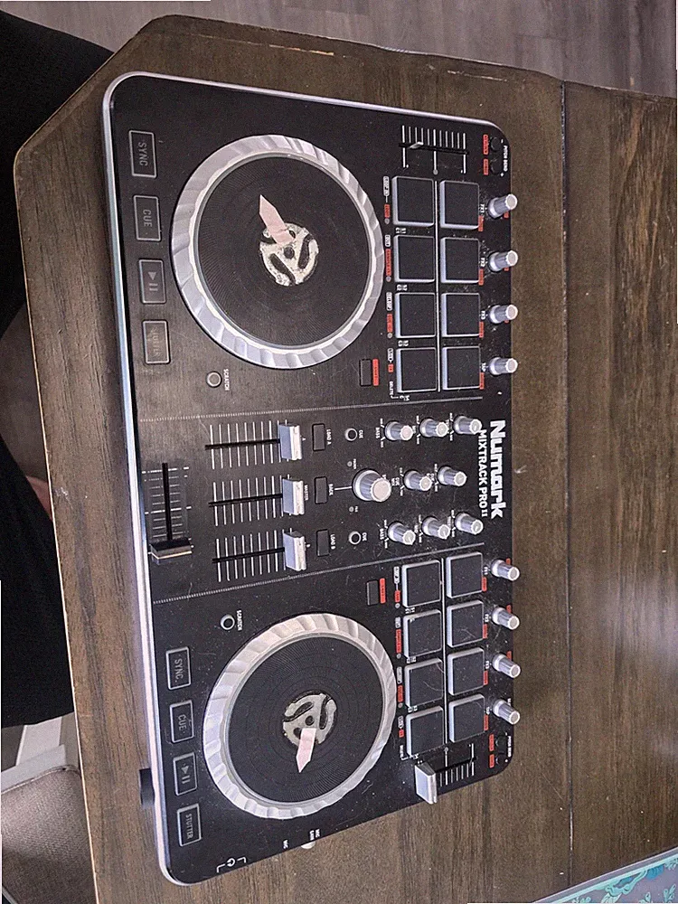 Numark Mixtrack Pro II DJ controller.