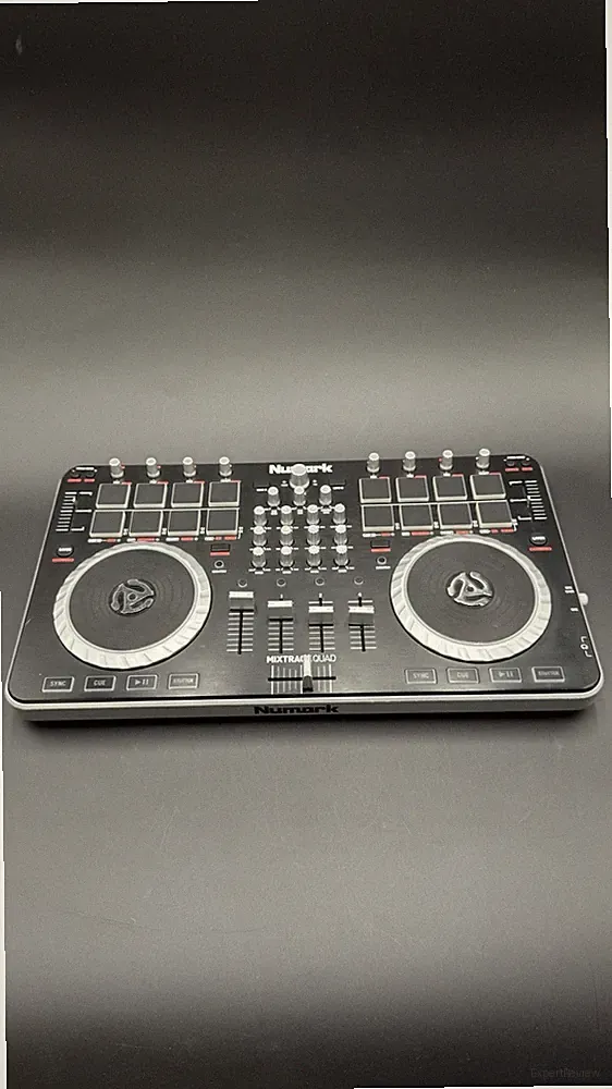 Numark Mixtrack Quad 4-Deck DJ Controller USB MIDI VirtualDJ Tested