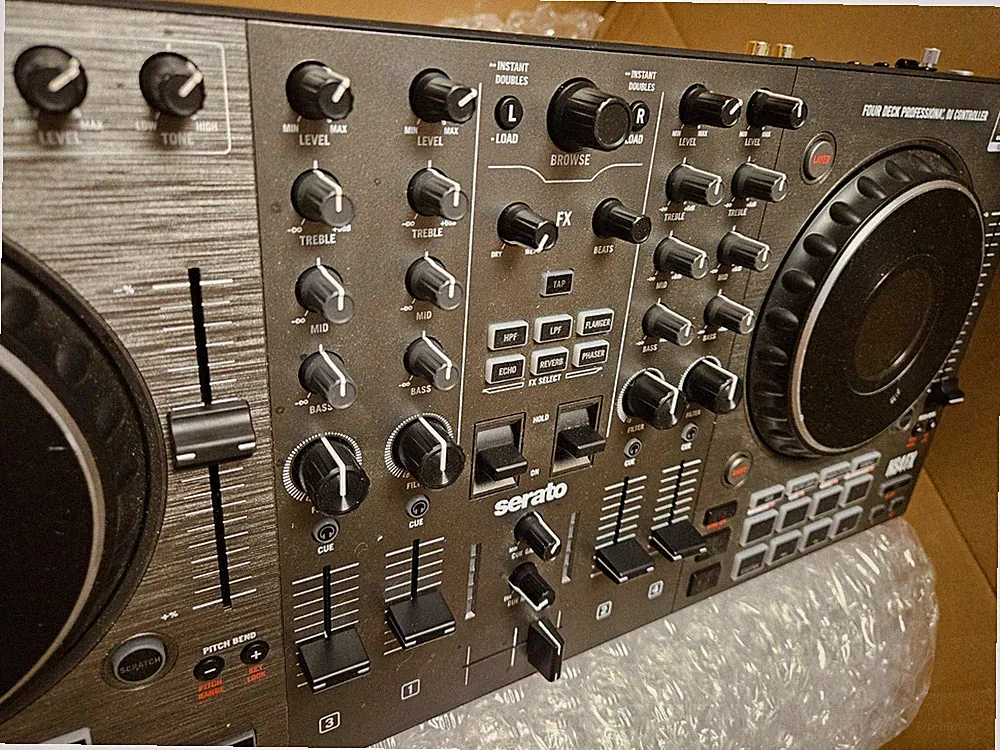 Numark NS4FX Professional 4-Deck DJ Controller - Tested & Works - Heavy Wear