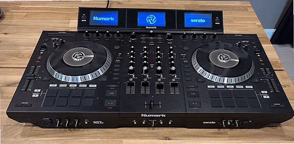 Numark NS7III Serato 4-Channel Motorized DJ Controller and Mixer with Display