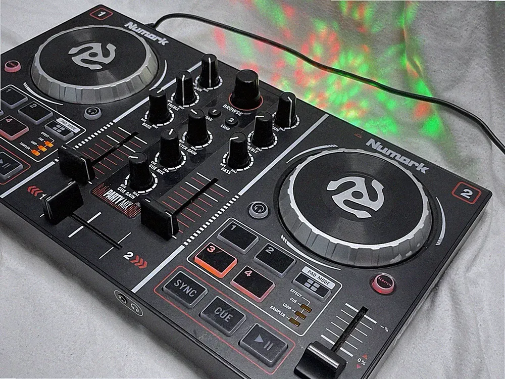 Numark Party Mix 2-Channel All-In-One DJ System