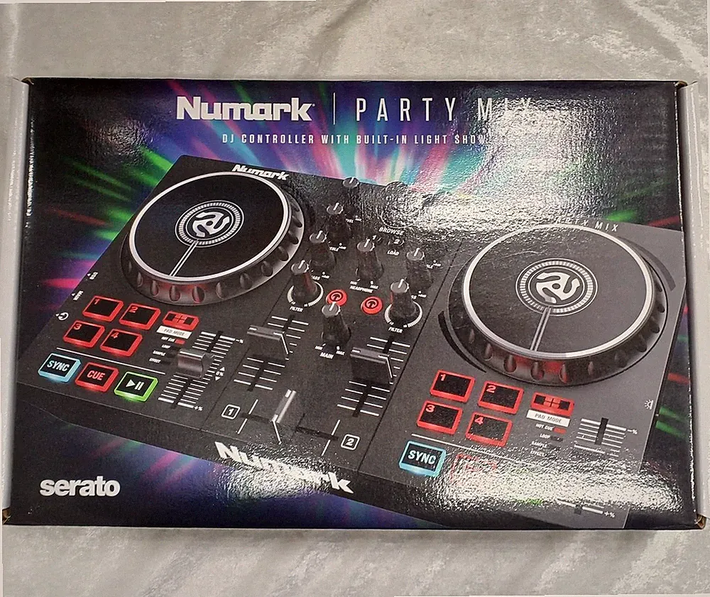 NUMARK PARTY MIX DJ CONTROLLER All In One Compact Ready to Use Pro Model