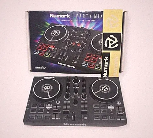 Numark Party Mix II - 2-Decks DJ Controller with Built in Lights Show