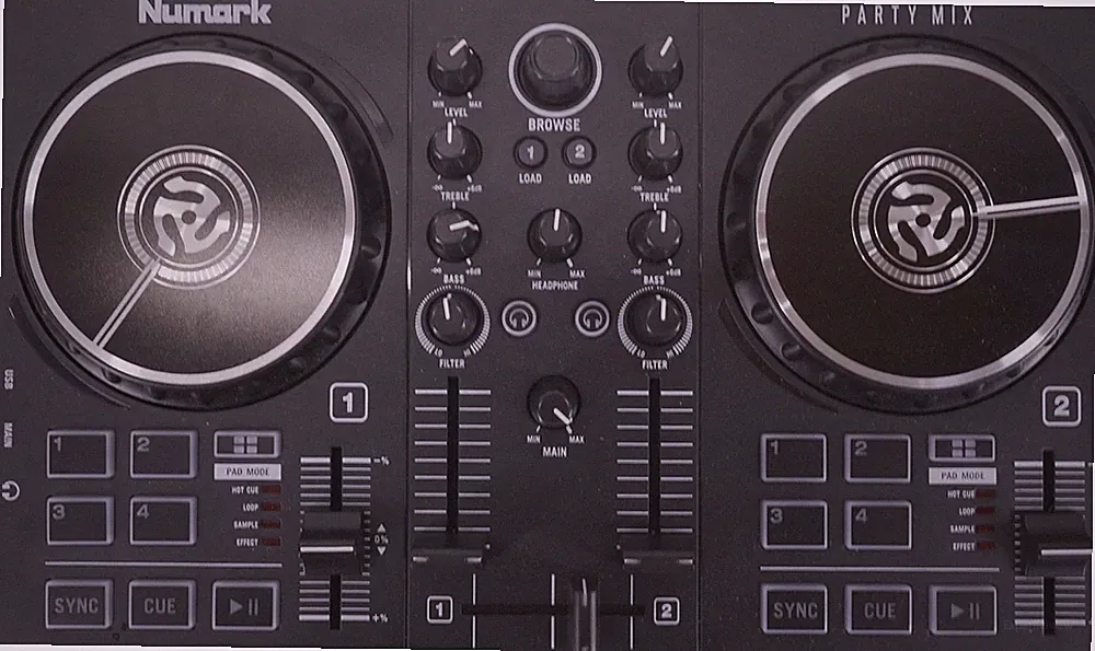 Numark Party Mix II DJ Controller Light Show