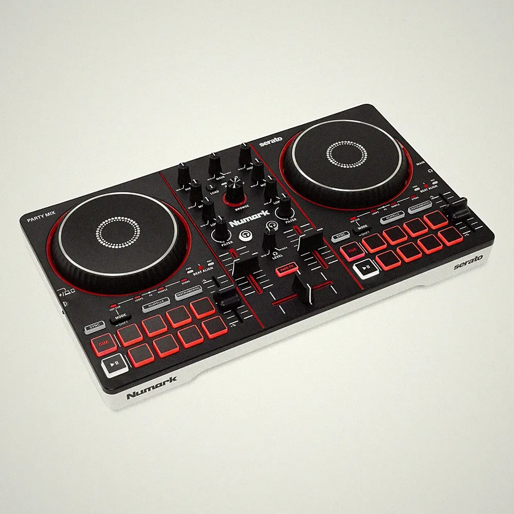 Numark Party Mix III DJ Controller with Built-In LED Light Show