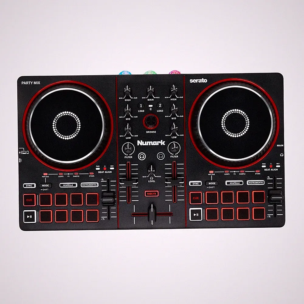 Numark Party Mix III DJ Controller with Built-In Light Show