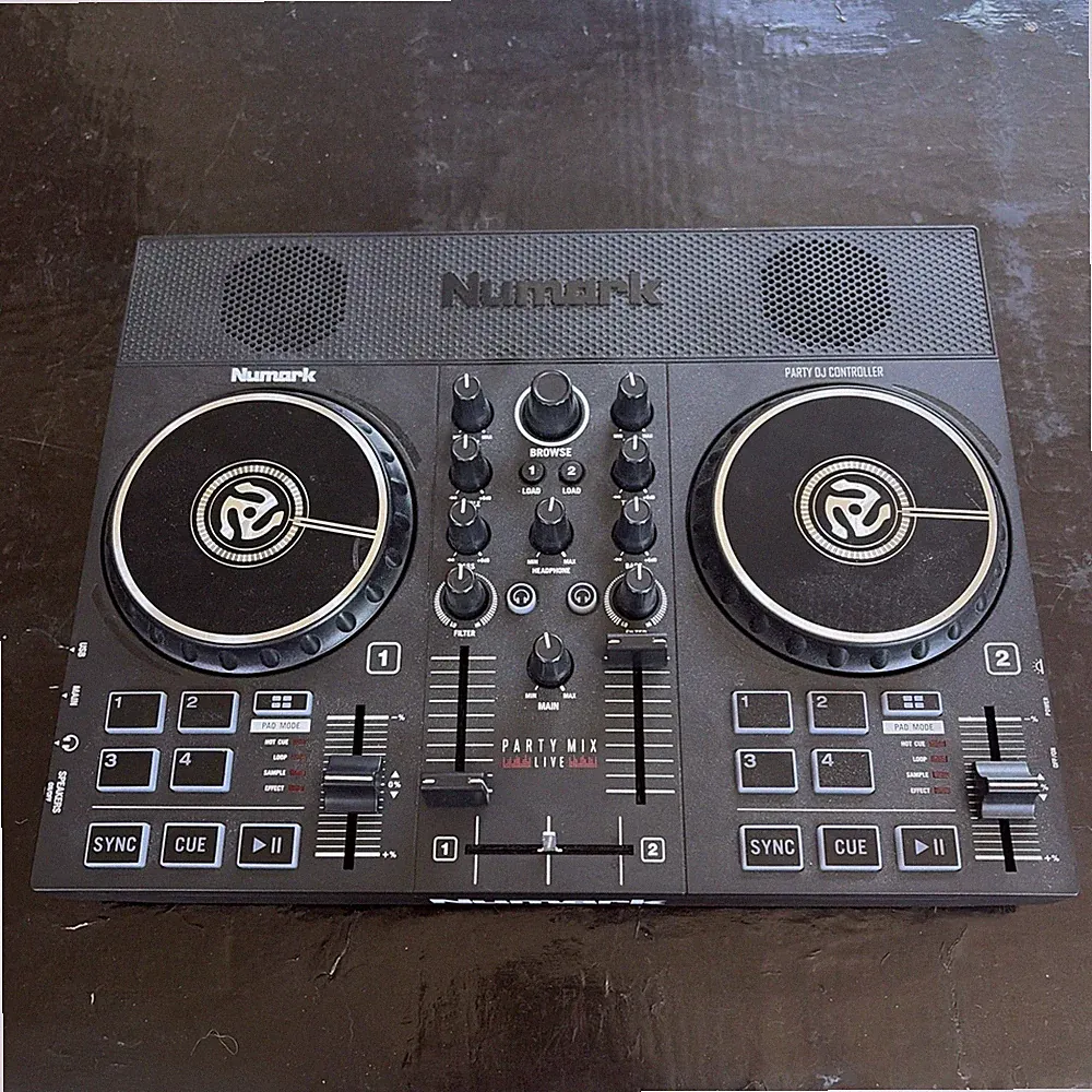 Numark Party Mix Live Dj Double Deck Controller Tested