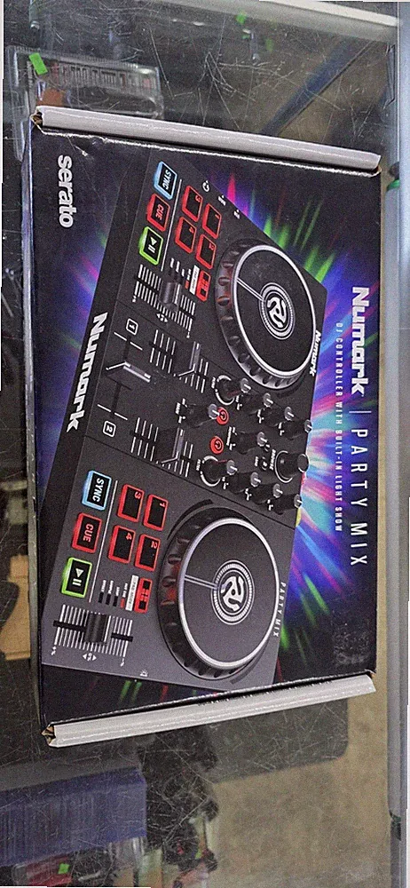 Numark Partymix 2-Channel DJ Controller With Built-In Light Show