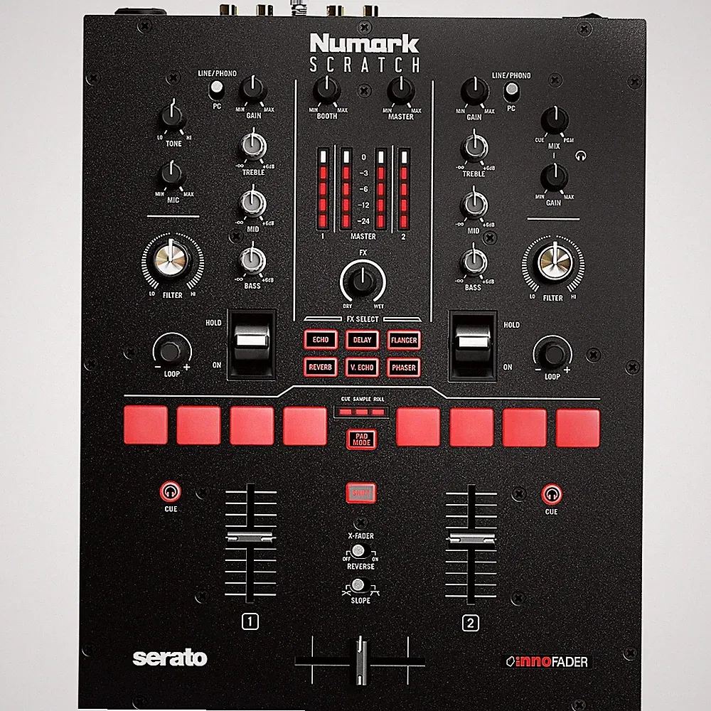 Numark Scratch 2-Channel DJ Mixer for Serato DJ Pro