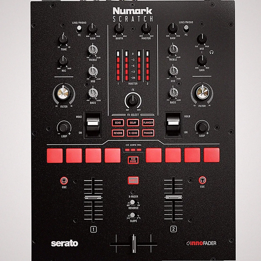 Numark Scratch 2-Channel DJ Mixer for Serato DJ Pro