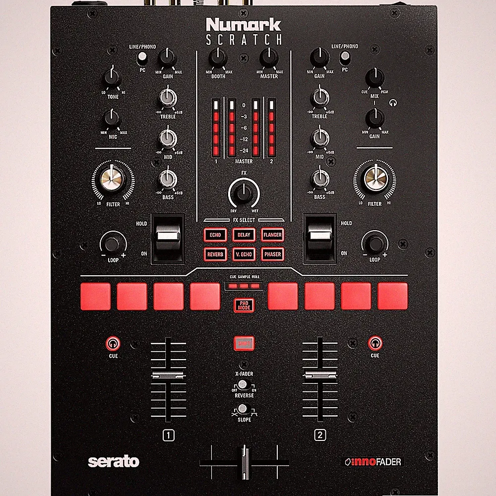 Numark Scratch 2-Channel DJ Mixer for Serato DJ Pro
