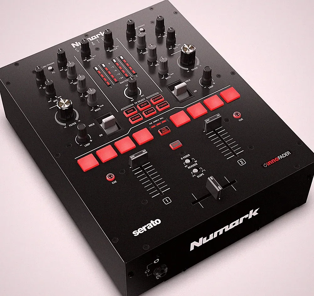 Numark Scratch 2-Channel DJ Mixer w/ Serato Pro DVS Ready & Innofader crossfader