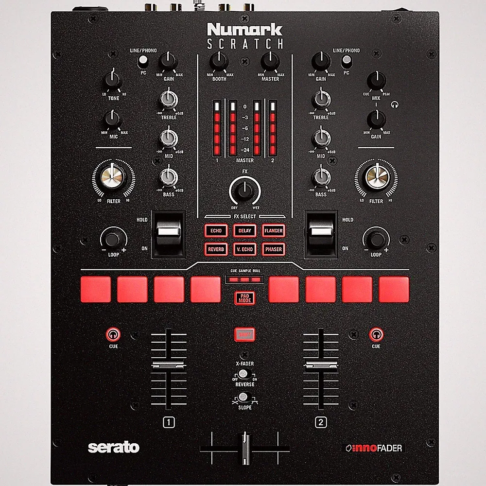 Numark Scratch 2Channel DJ Mixer for Serato DJ Pro
