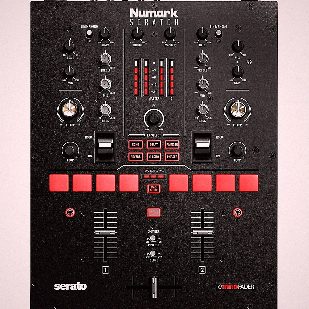 Numark Scratch 2Channel DJ Mixer for Serato DJ Pro