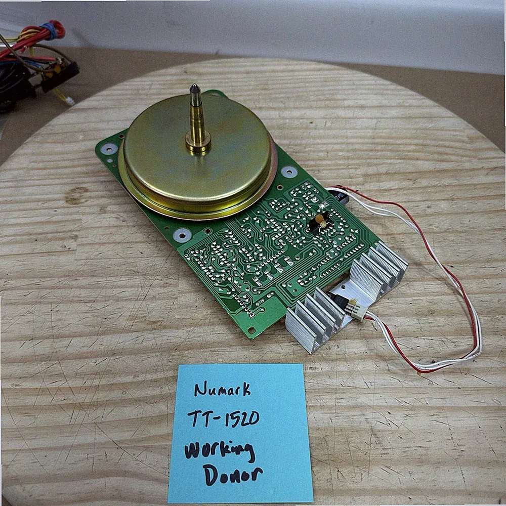 Numark TT-1520 Turntable Parts - Motor Board & Spindle