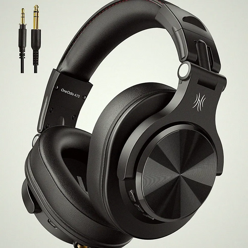 OneOdio A70 Bluetooth Over Ear Headphones, Wireless Headphones with 72H Playt...