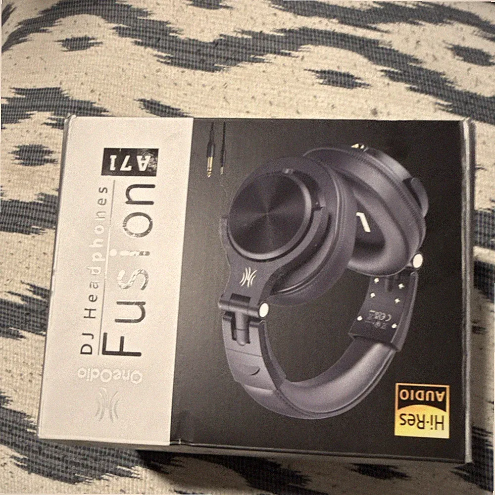 OneOdio Fusion A71 DJ Headphones Black Hi-Res Audio Adapter-Free Shareport DJ