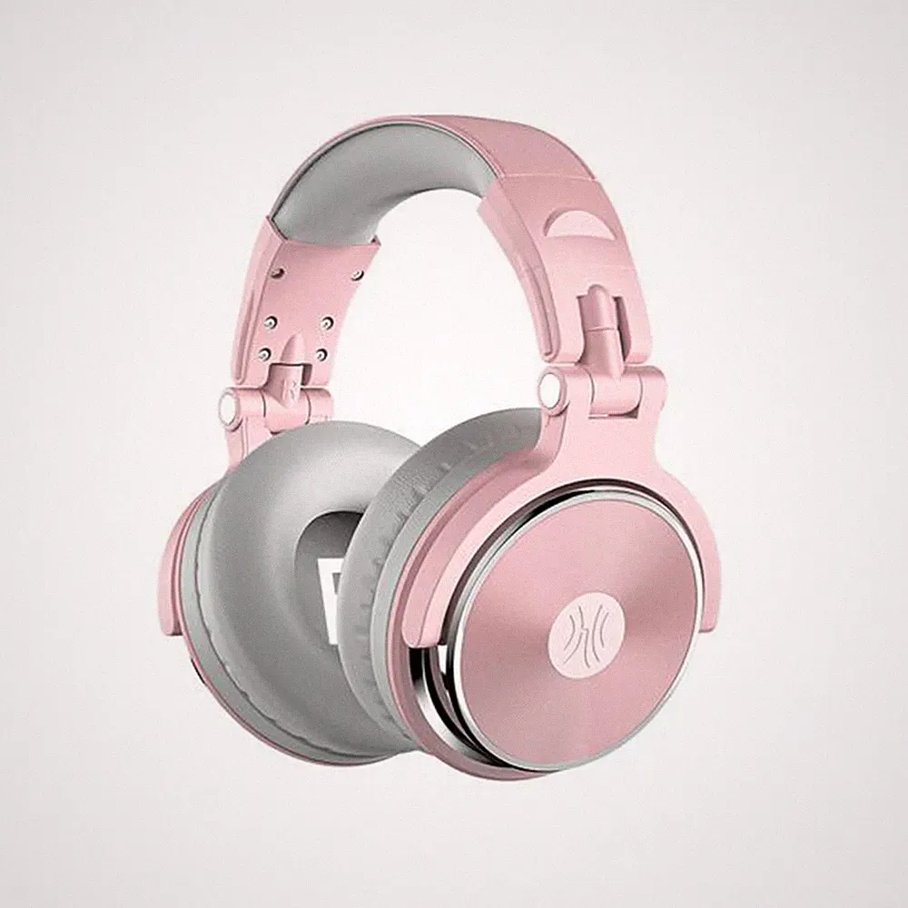 OneOdio Pro 10 Over Ear 50mm Driver Wired Studio DJ Headphones Headset, Pink