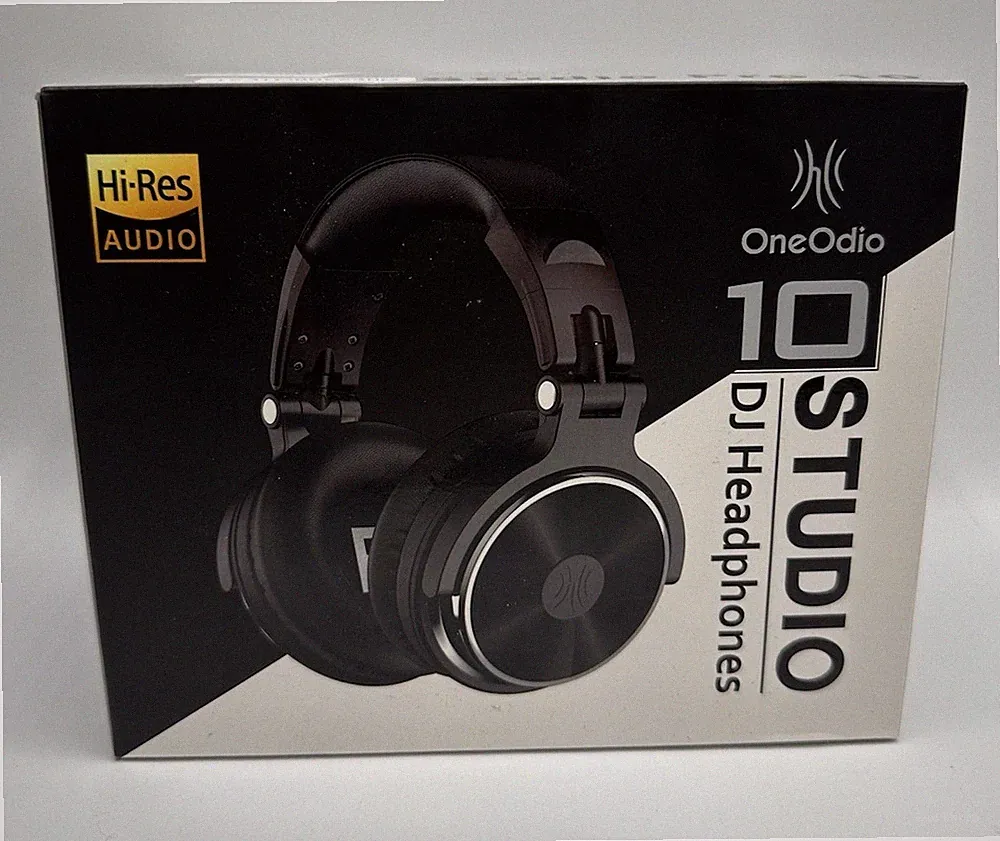 OneOdio Studio Pro 10 DJ Headphones Over-Ear, Wired Black Brand New