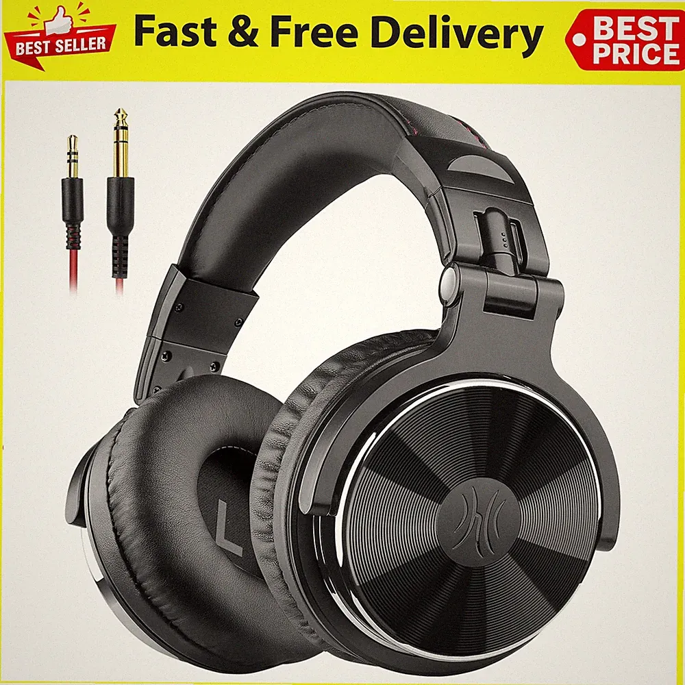 OneOdio Wired Over Ear Headphones Hi-Res Studio Monitor & Mixing DJ Stereo He...