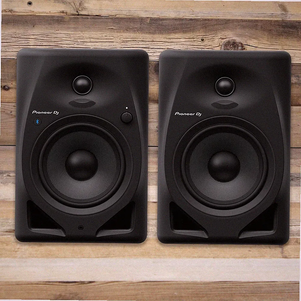 Open Box Pioneer DJ DM-50D-BT Black 5-inch Two-way Active Monitor
